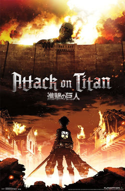Attack On Titan Poster "Fire" - Collection Affection