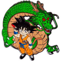 Dragon Ball  Enamel Pin Kid Goku and Shenron