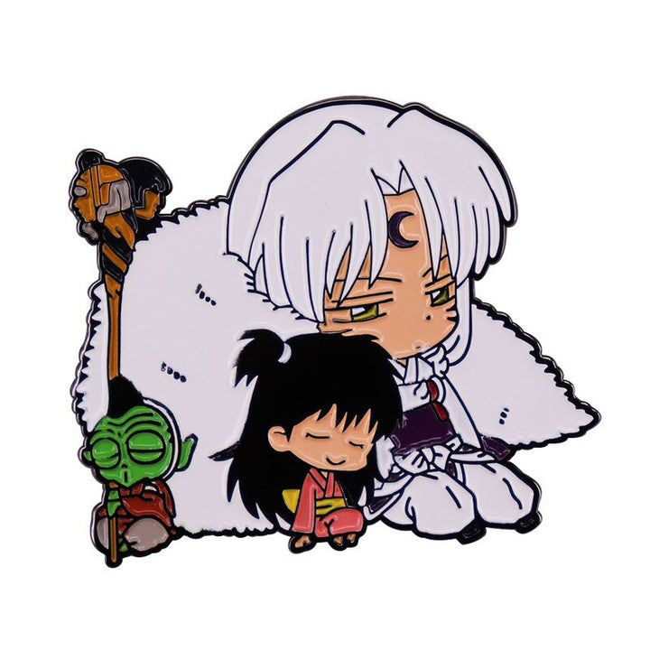 Inuyasha Enamel Pin Sesshomaru, Rin and Jaken