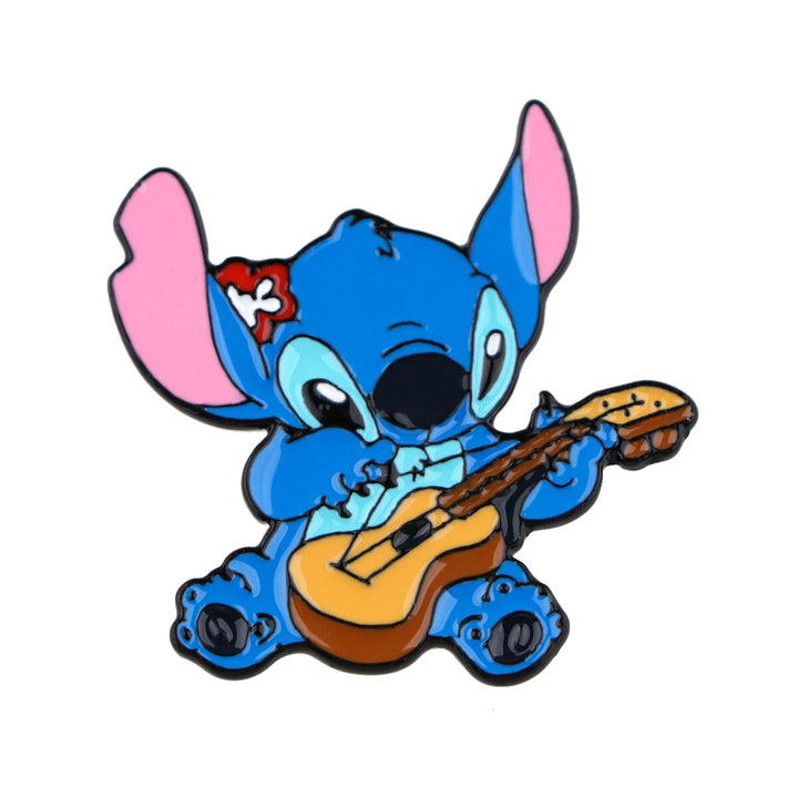 Lilo & Stitch Enamel Pin Ukulele Stitch