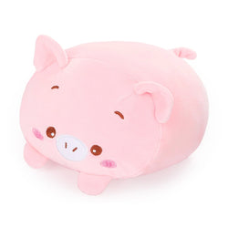 Loafing Animal Cutesy Plush Piggy