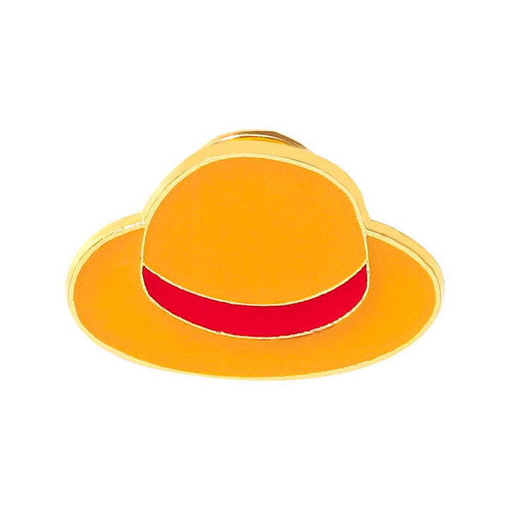 One Piece Enamel Pin Straw Hat