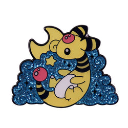 Pokemon Enamel Pin Ampharos Nighttime Cutesy