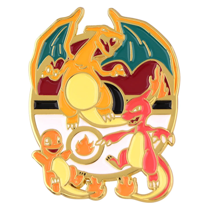 Pokemon Enamel Pin Charizard Line