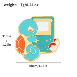 Pokemon Enamel Pin Gameboy Squirtle