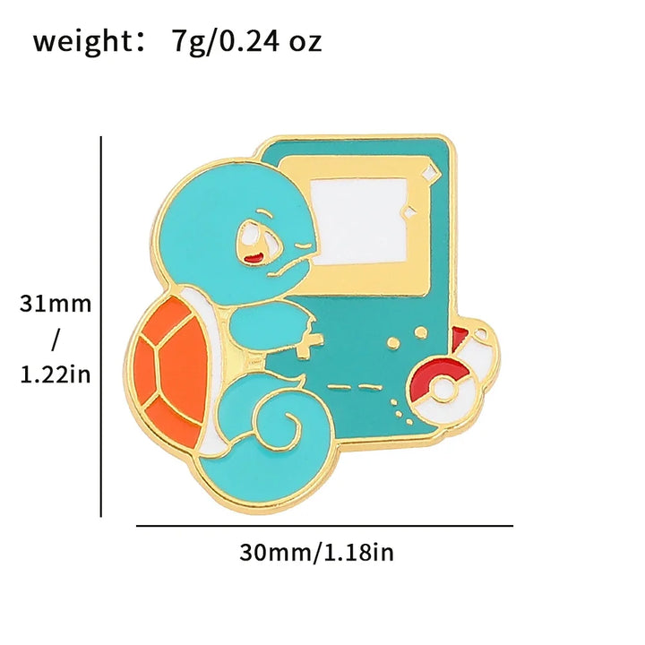 Pokemon Enamel Pin Gameboy Squirtle