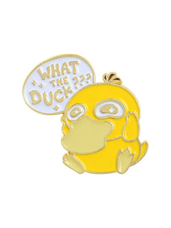Pokemon Enamel Pin "What the Duck?" Psyduck