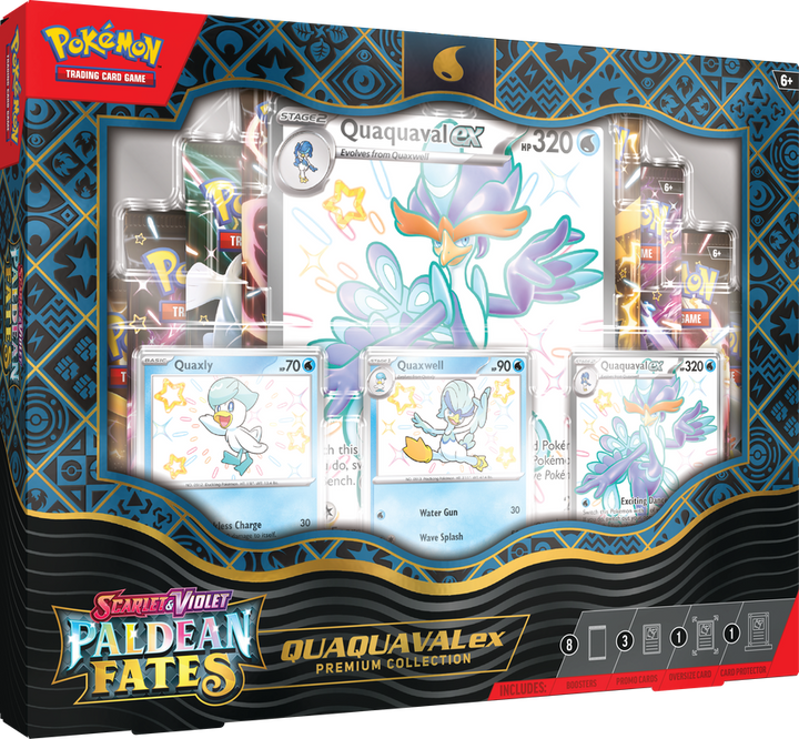 Pokemon TCG Paldean Fate Premium Collectors Box Quaquaval ex