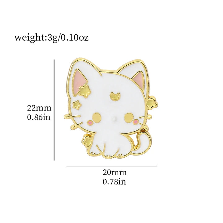 Sailor Moon Enamel Pin Cutesy Artemis & Luna