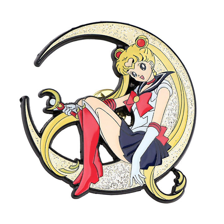 Sailor Moon Enamel Pin Sailor Moon on Crescent Moon