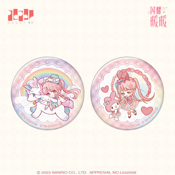 Sanrio x Shining Nikki Badge Sanrio Character Dream Present Ver. Set of 2