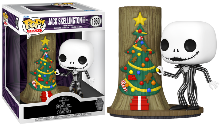 The Nightmare Before Christmas Funko Pop! Deluxe Jack Skellington w/ Christmas Door