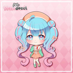 Hastune Miku Decal Chibi Love Sailor