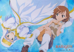 A Certain Series Wall Scroll "Misaka and Index"