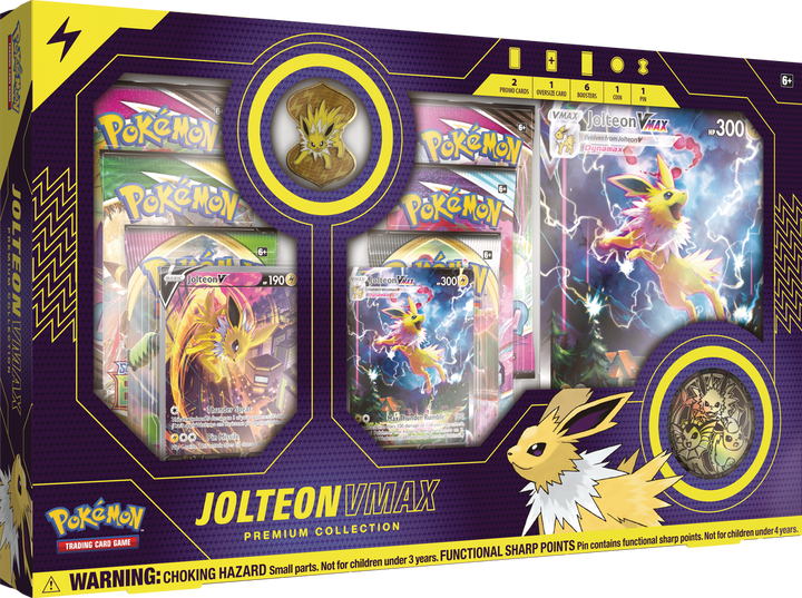 Pokemon TCG VMax Jolteon Eeveelution Premium Collection Box