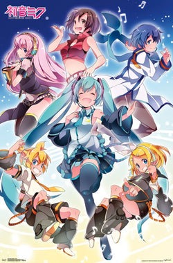 Hatsune Miku Poster "Group" - Collection Affection