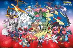 Pokemon Poster "Mega Evolutions" - Collection Affection
