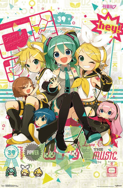 Hatsune Miku Poster "Hey" - Collection Affection
