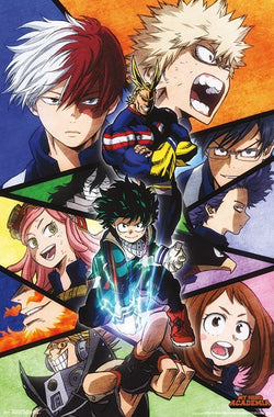 My Hero Academia Poster "Faces" - Collection Affection