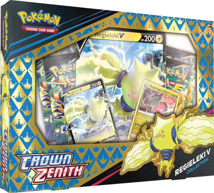 Pokemon TCG Crown Zenith Collectors Box Regieleki V