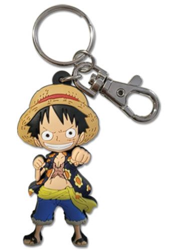 One Piece Keychain Luffy Dressrosa Ver. - Collection Affection