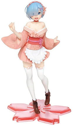 Re:Zero Figure Sakura Kimono Rem - Collection Affection