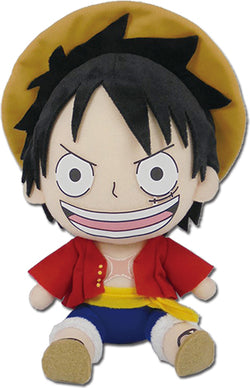 One Piece Plush Luffy Sitting