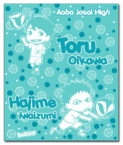 Haikyu!! Throw Blanket Toru & Hajime Ver.