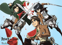 Attack On Titan Wall Scroll "Watermelon Fight"
