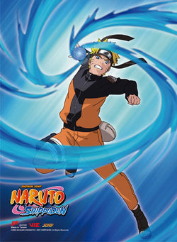 Naruto Shippuden Wall Scroll "Naruto Rasengan"