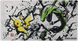 Pokemon Playmat Pikachu and Rayquaza Brush Ver.