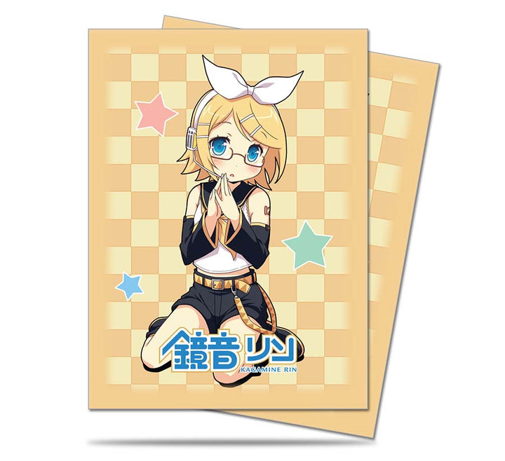 Hatsune Miku Ultra Pro Sleeves Megane Kagamine Rin Ver. (50 Count)