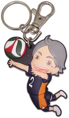 Haikyu Keychain Sugawara