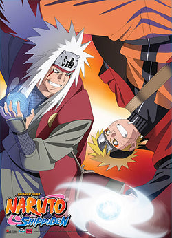 Naruto Shippuden Wall Scroll "Naruto and Jiraiya"