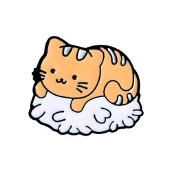 Sushi Cat Enamel Pin Nigiri Neko