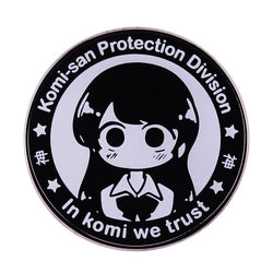 Komi Can't Communicate Enamel Pin KPD