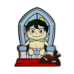 Ranking of Kings Enamel Pin Bojji on Throne