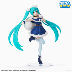 Hatsune Miku Figure Christmas 2020 Blue Ver.