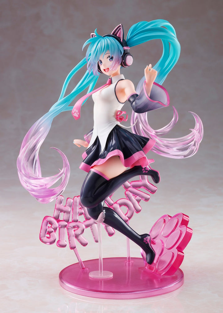 Hatsune Miku Figure Happy Cat Birthday Ver.