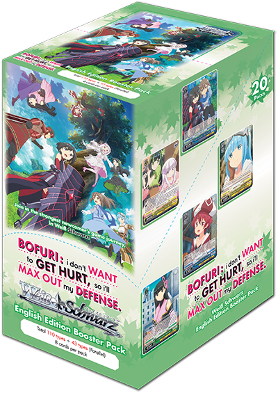 Weiss Schwarz Bofuri: I Don't Want to Get Hurt, so I'll Max Out My Defense Booster
