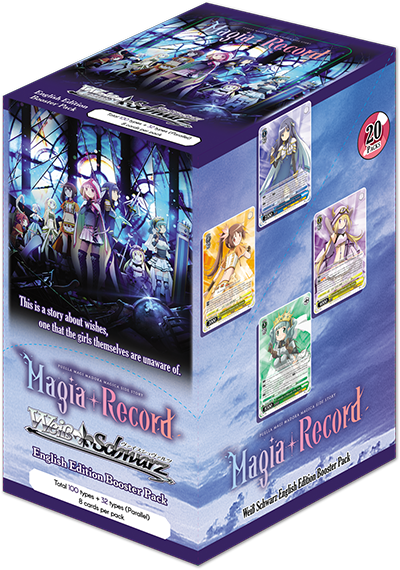 Weiss Schwarz Magia Record Puella Magi Madoka Magica Side Story Anime Booster