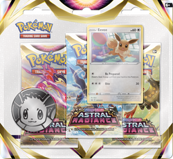 Pokemon TCG Astral Radiance 3-pack Eevee Blister