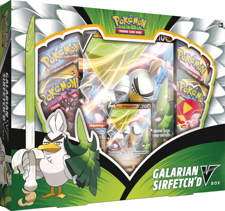 Pokemon TCG Collectors Box Galarian Sirfetch'd V - Collection Affection