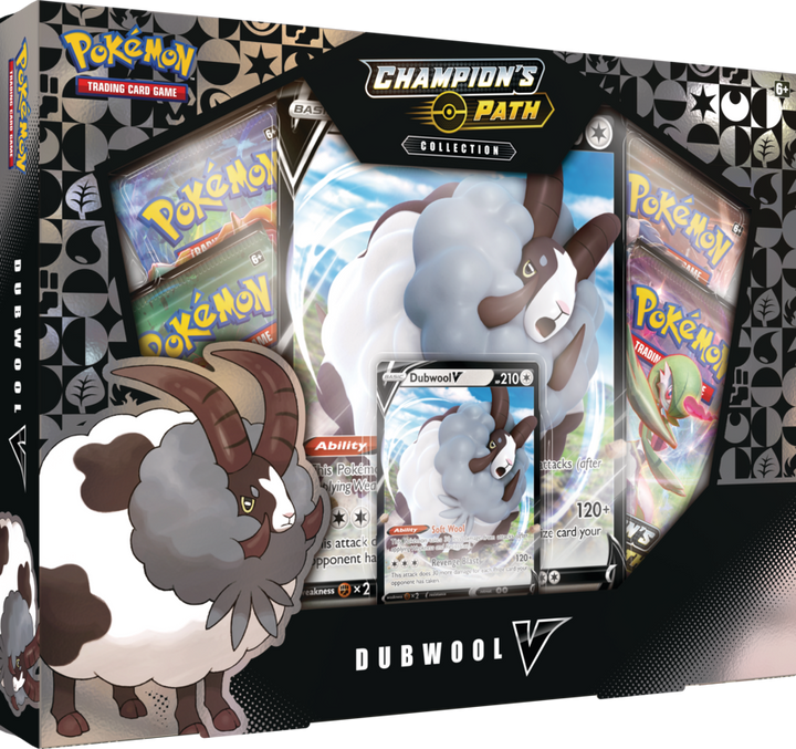 Pokemon TCG Champion's Path Collectors Box Dubwool V