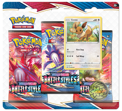 Pokemon TCG Battle Styles 3-pack Eevee Blister - Collection Affection